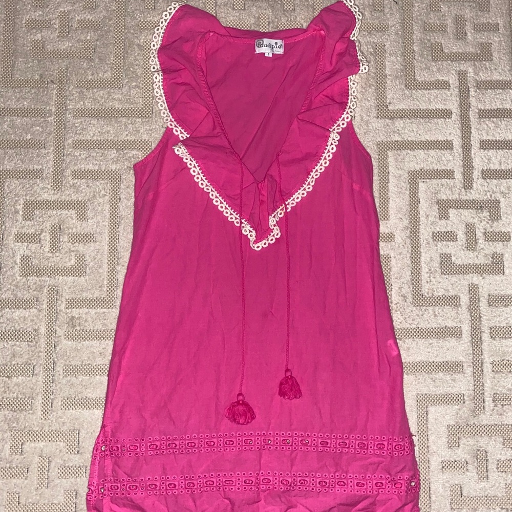 Mud pie shift dress rasale detail